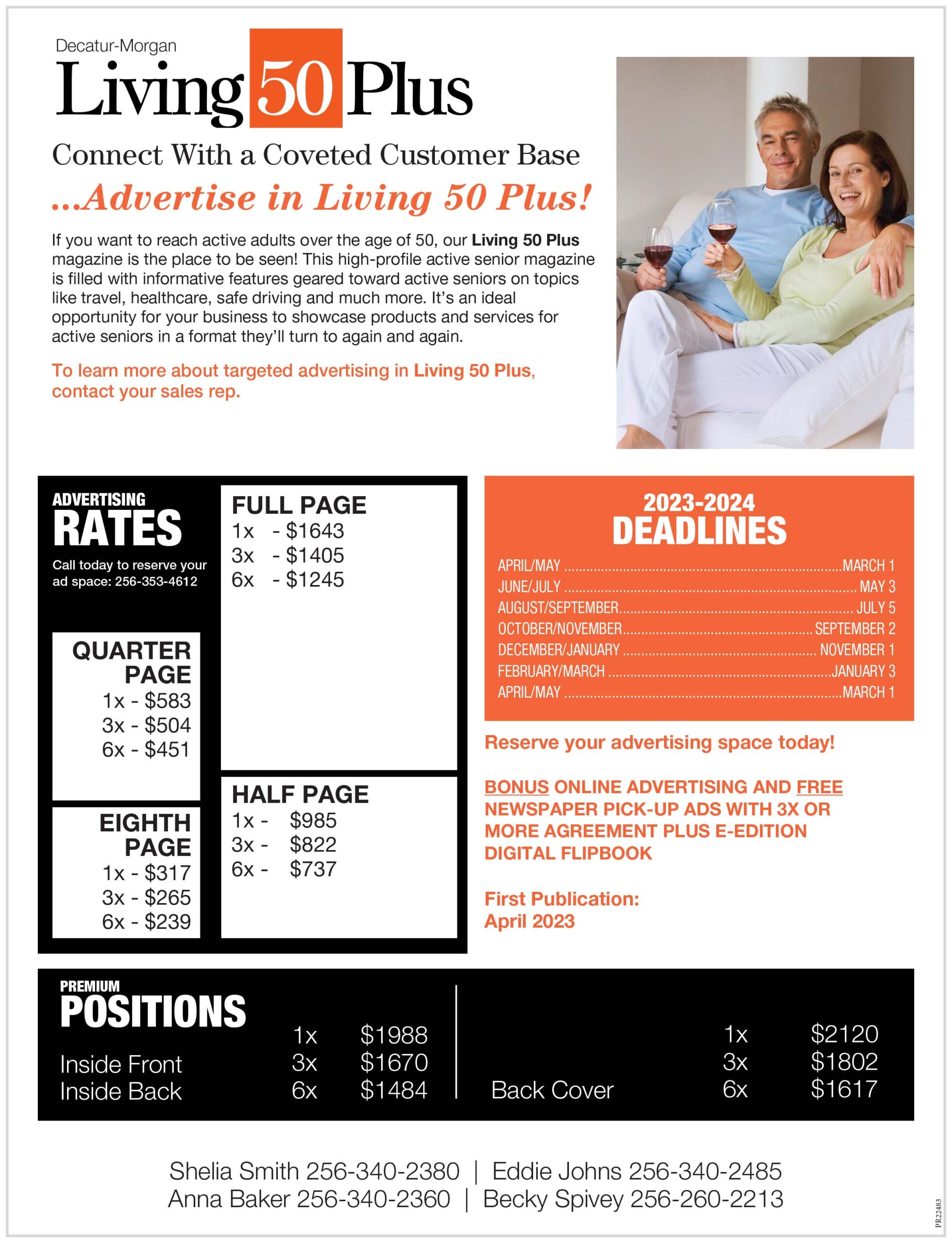 Living 50 Plus | Media Kit | Page 1