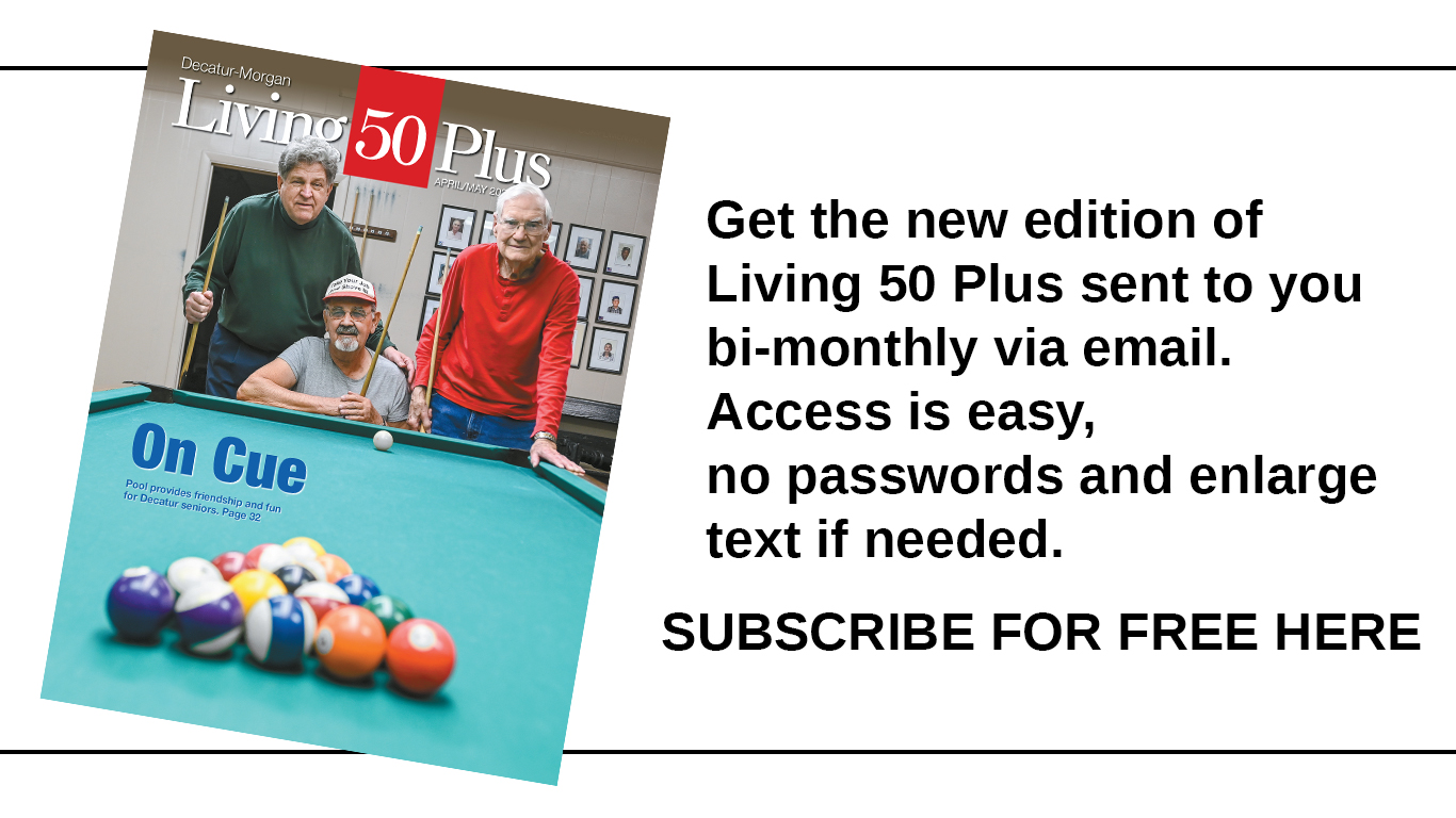 Living 50 Plus Newsletter Signup