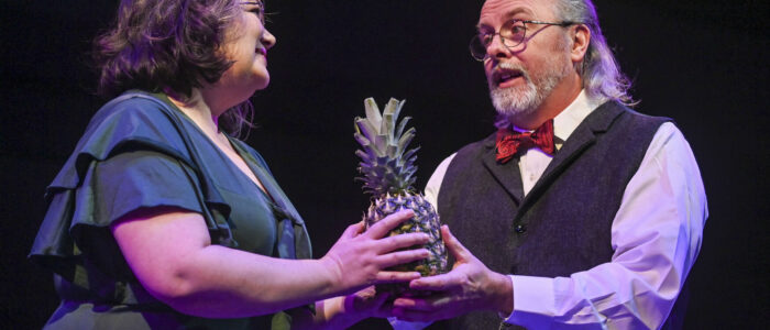 Phil Parker, right, as Herr Schultz in "Cabaret," played opposite his wife, Kim Parker.