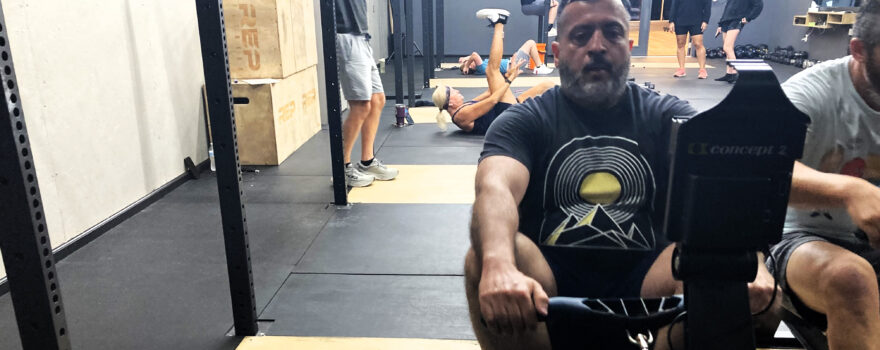 Carlos Gomez works out.