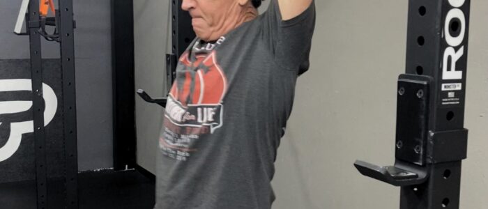 Carlos Gomez works out.